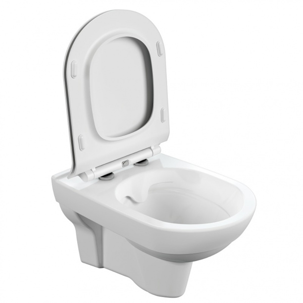 Инсталляция Cersanit Estetica с унитазом, сиденьем, кнопкой белой от магазина ЛесКонПром.ру