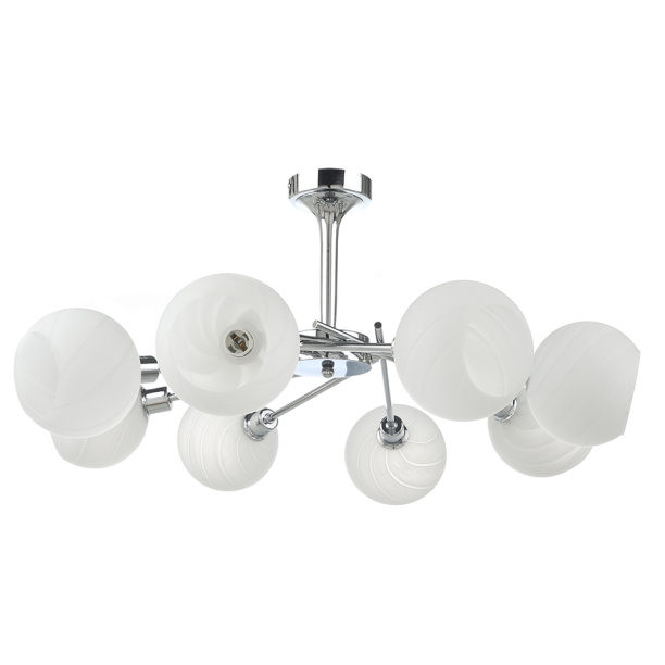 Светильник потолочный NEODECO Михо 8х40 Вт Е14 от магазина ЛесКонПром.ру