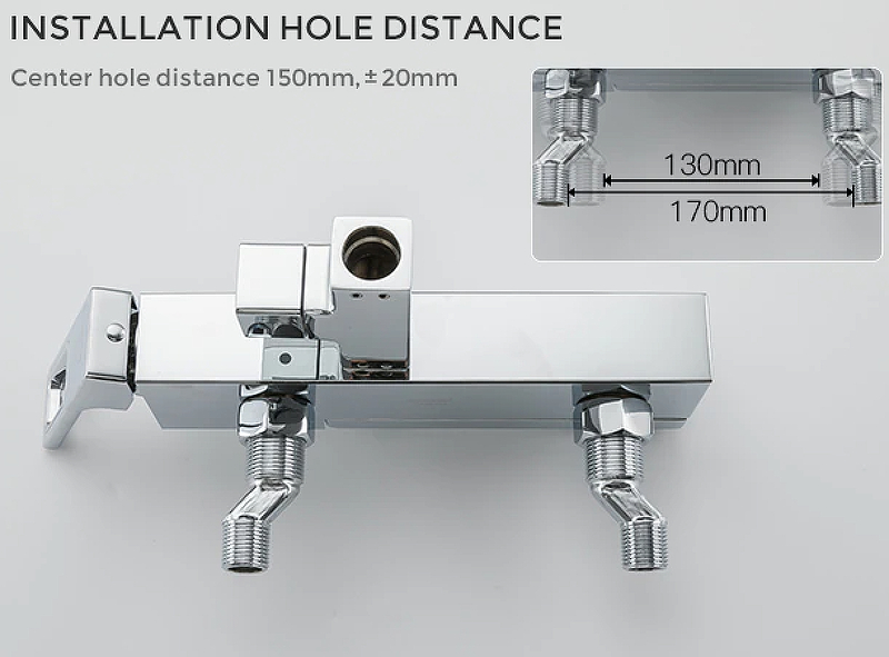 Душевая система Gappo G2418-1 Хром от магазина ЛесКонПром.ру