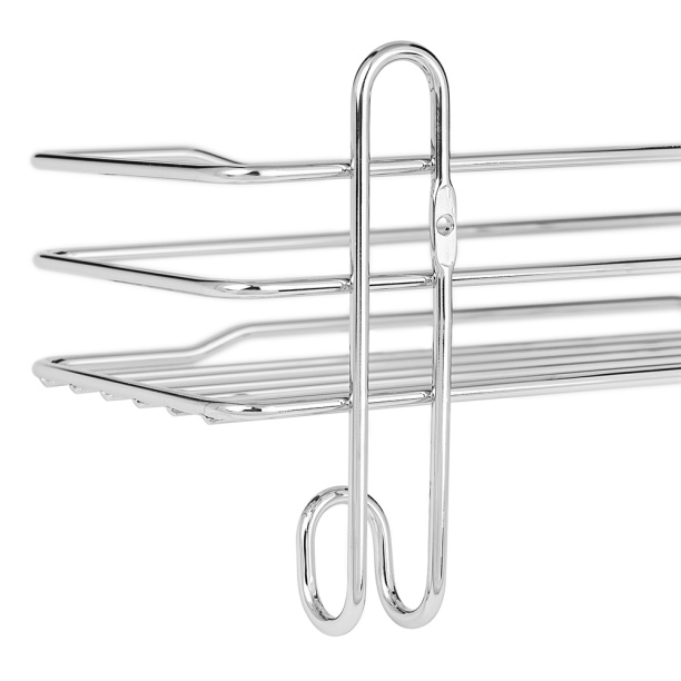 Полка сетчатая ЧМЗ Стамбул 1-ярусная прямая от магазина ЛесКонПром.ру