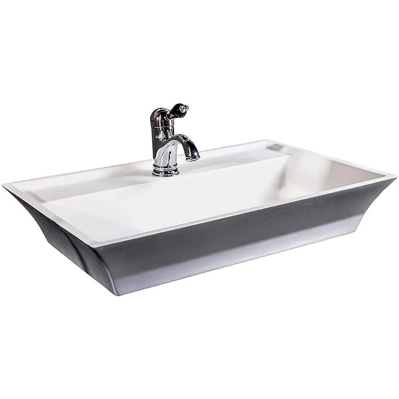 Раковина Boheme Armadi Art NeoArt 67 804 Серебро Белая от магазина ЛесКонПром.ру