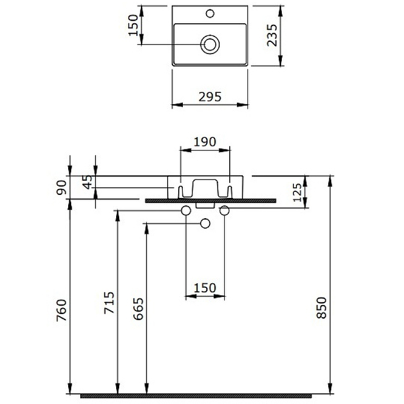 Раковина Berges Small 29 182012 Белая глянцевая от магазина ЛесКонПром.ру