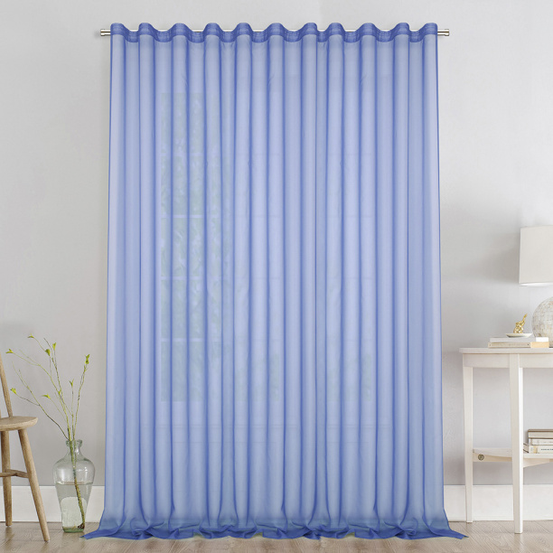 Штора-тюль 250х260 см голубая от магазина ЛесКонПром.ру