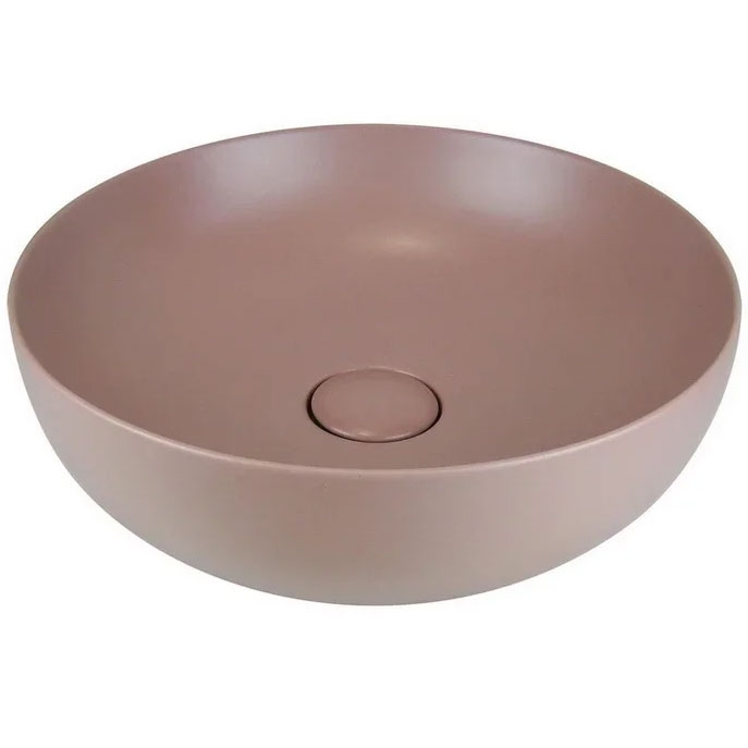 Раковина-чаша AeT Elite Round 45 L615T0R0V0142 Розовая матовая от магазина ЛесКонПром.ру