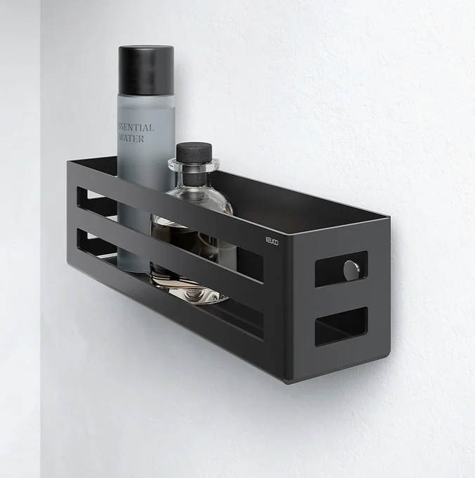 Полка Keuco Universal 24954370000 черная, для душа от магазина ЛесКонПром.ру