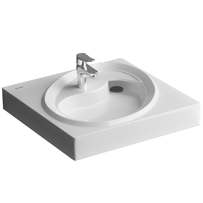 Раковина Grossman Alvaro 60 1606001 на стиральную машину Белая от магазина ЛесКонПром.ру