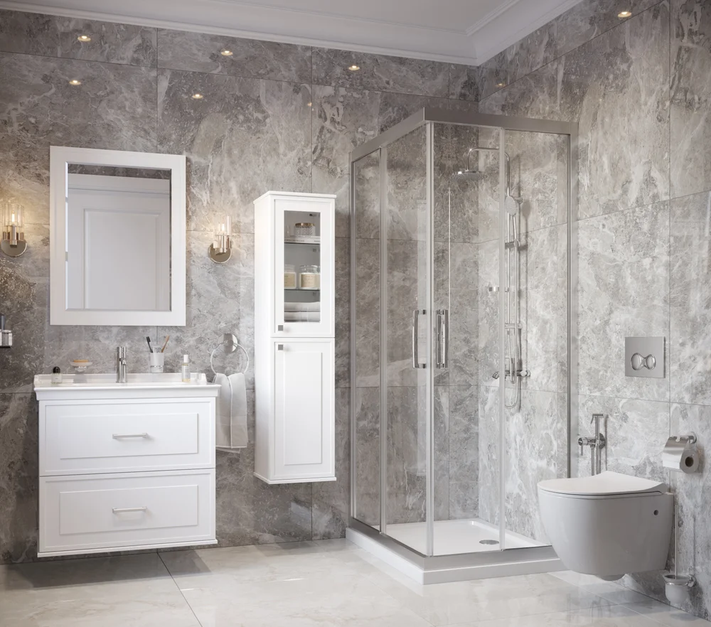 Зеркало STWORKI Хадстен 80 белое от магазина ЛесКонПром.ру