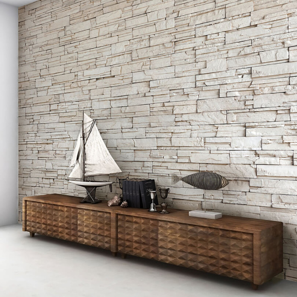 Фотообои бумажные Кирпичная стена 254x184 см от магазина ЛесКонПром.ру