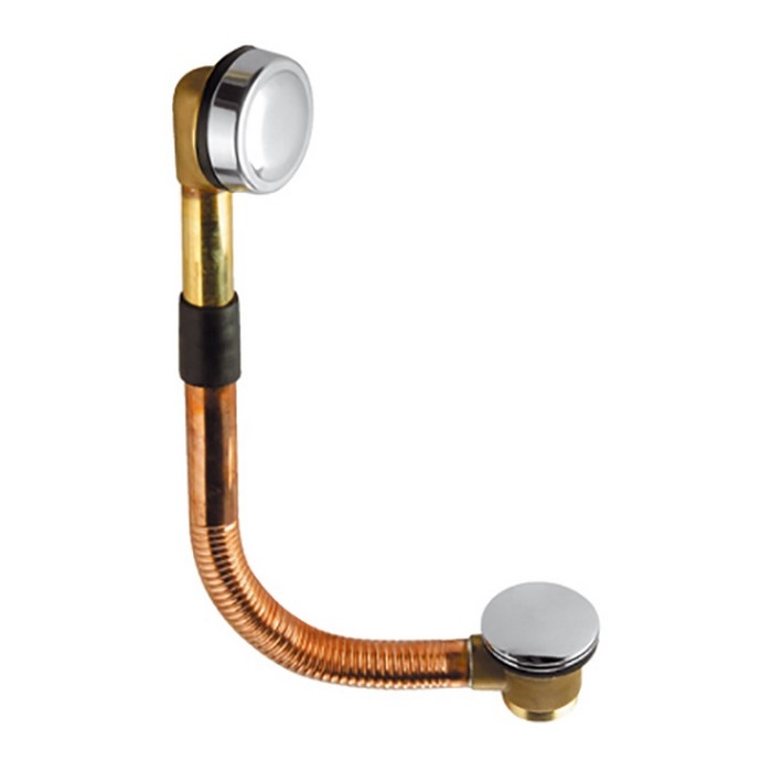 Слив-перелив Remer 96CC click-clack Хром от магазина ЛесКонПром.ру