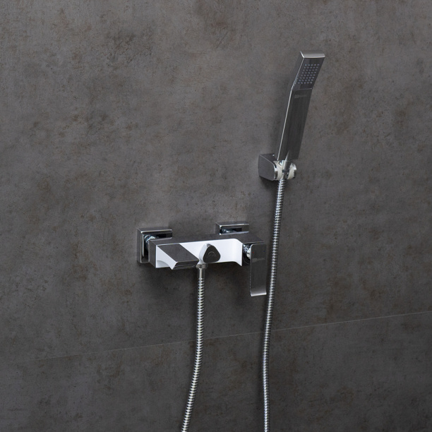 Смеситель для ванны LEMARK Contest хром, белый от магазина ЛесКонПром.ру