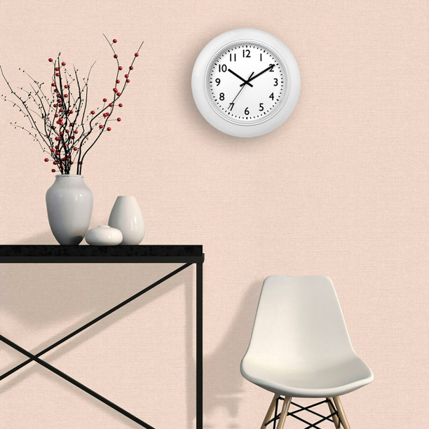 Часы настенные круглые Индастри d30 см белые от магазина ЛесКонПром.ру