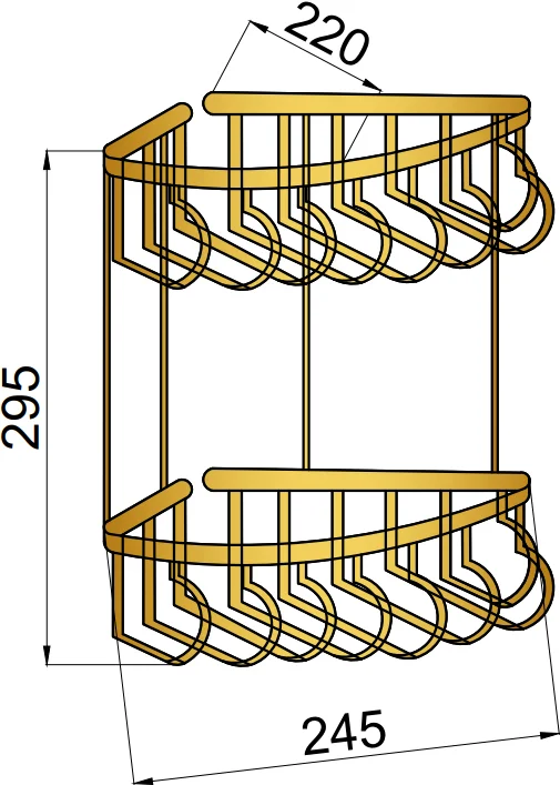 Полка Boheme Medici 10622 от магазина ЛесКонПром.ру