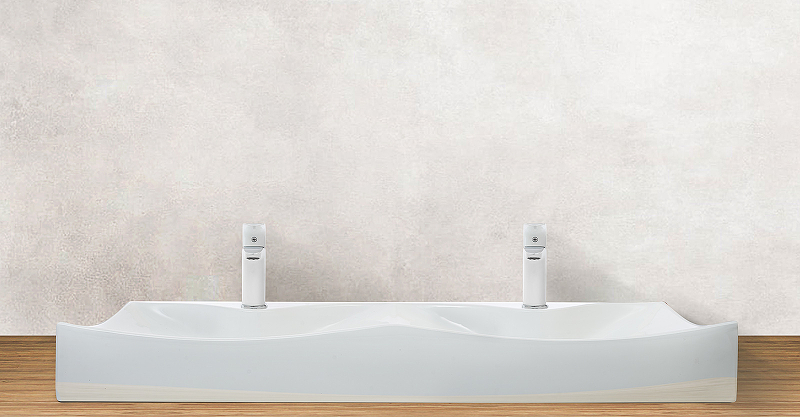 Раковина WeltWasser Elbach 2216 112 10000004587 двойная Белый глянец от магазина ЛесКонПром.ру