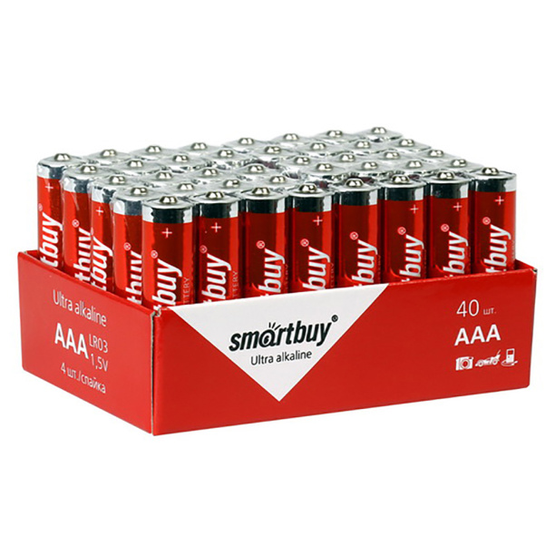 Батарейка LR03(ААА) Smartbuy 40 шт от магазина ЛесКонПром.ру