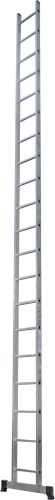 Лестница алюминиевая односекционная приставная Новая Высота  1х20 арт. 1210120 от магазина ЛесКонПром.ру