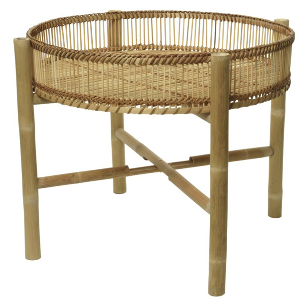 Подставка для цветов бамбуковая h43 см от магазина ЛесКонПром.ру