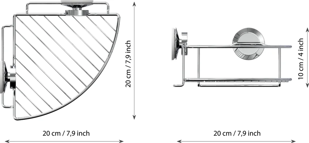 Полка Fora Atlant A035 для ванной от магазина ЛесКонПром.ру