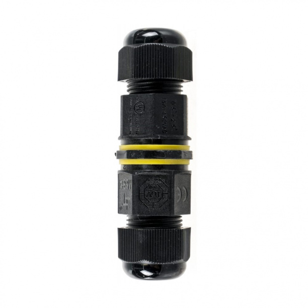 Кабельный коннектор Feron двухконтактный 84х27 мм IP68 от магазина ЛесКонПром.ру