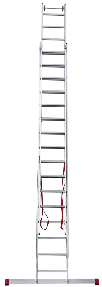 Лестница алюминиевая двухсекционная индустриальная Новая Высота 2x20 арт. 5220220 от магазина ЛесКонПром.ру