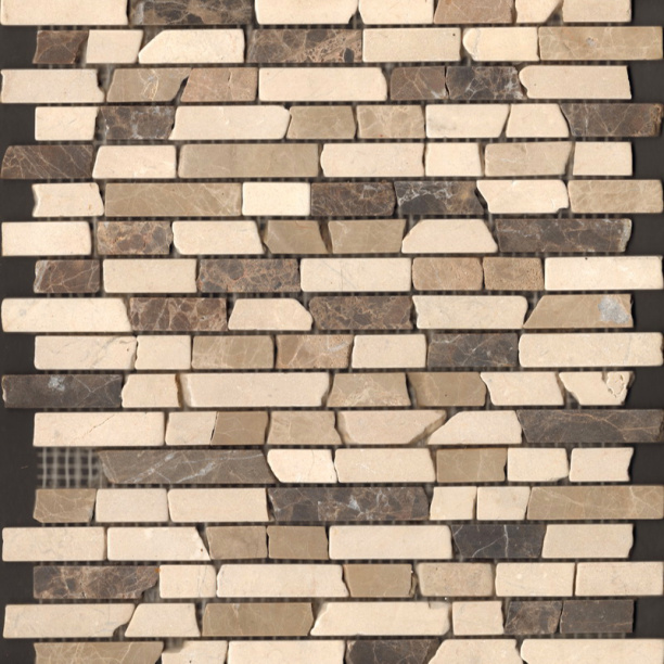 Мозаика Broken Miх мрамор бежевый 30х30х0,7 см от магазина ЛесКонПром.ру