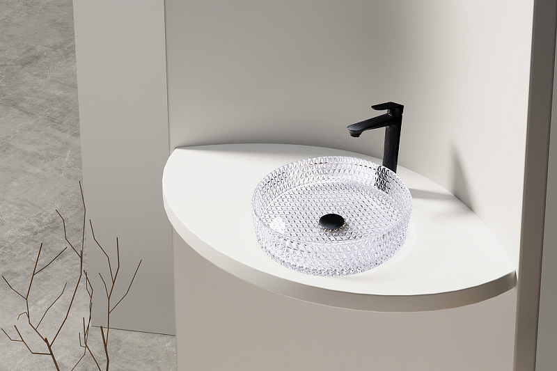 Раковина-чаша Abber Glas 40 AK2301 прозрачная от магазина ЛесКонПром.ру