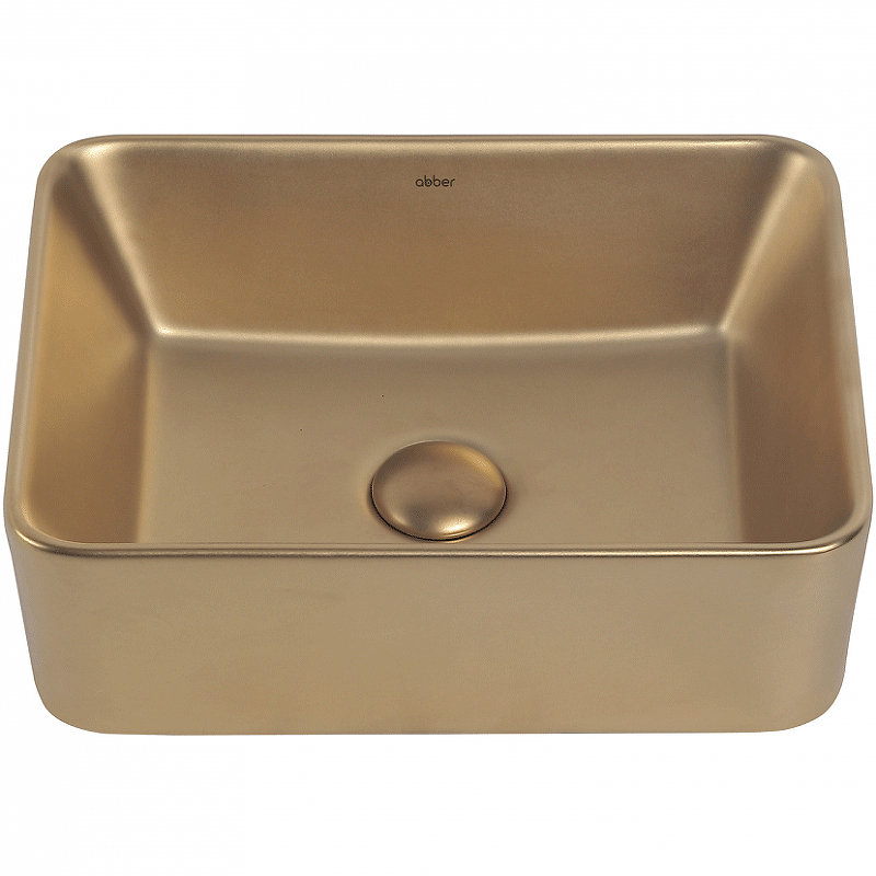 Раковина-чаша Abber Rechteck 40 AC2213MMG Золото матовое от магазина ЛесКонПром.ру