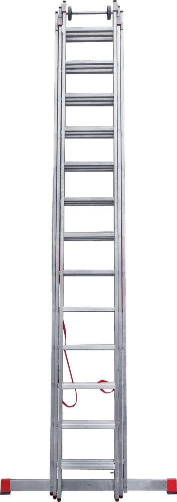 Лестница алюминиевая трехсекционная индустриальнаяНовая Высота 3x13 арт. 5230313 от магазина ЛесКонПром.ру