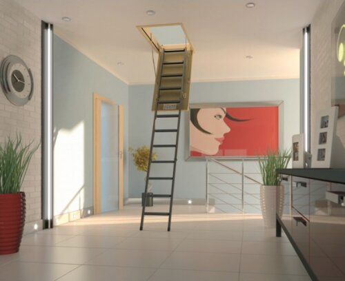 Чeрдачная лестница Fakro 60х120х280 см LМS от магазина ЛесКонПром.ру