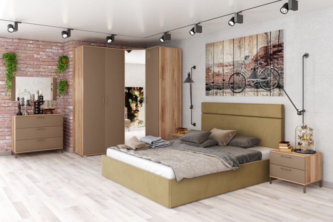 Зеркало Martina латте глянец 80455231 от магазина ЛесКонПром.ру