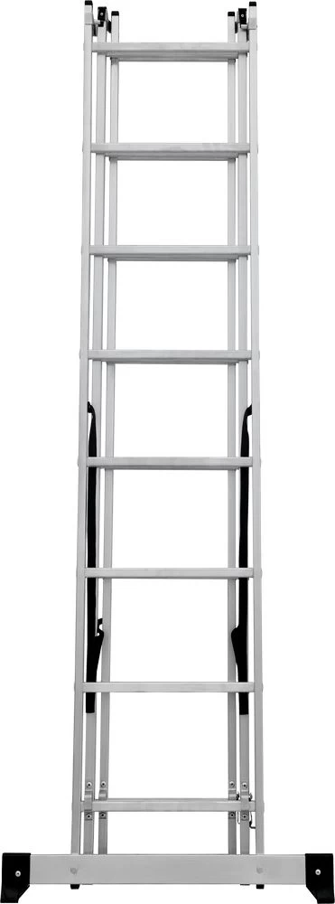 Лестница алюминиевая трехсекционная Новая Высота 3x8 арт. 1230308 от магазина ЛесКонПром.ру