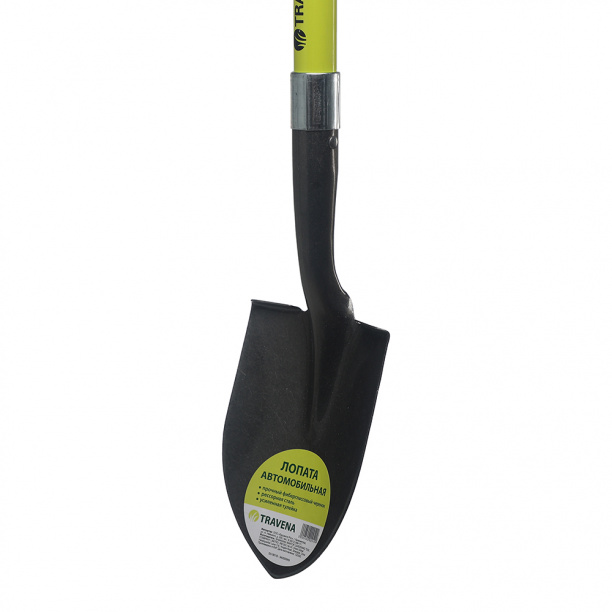 Лопата TRAVENA автомобильная с фиберглассовым черенком от магазина ЛесКонПром.ру