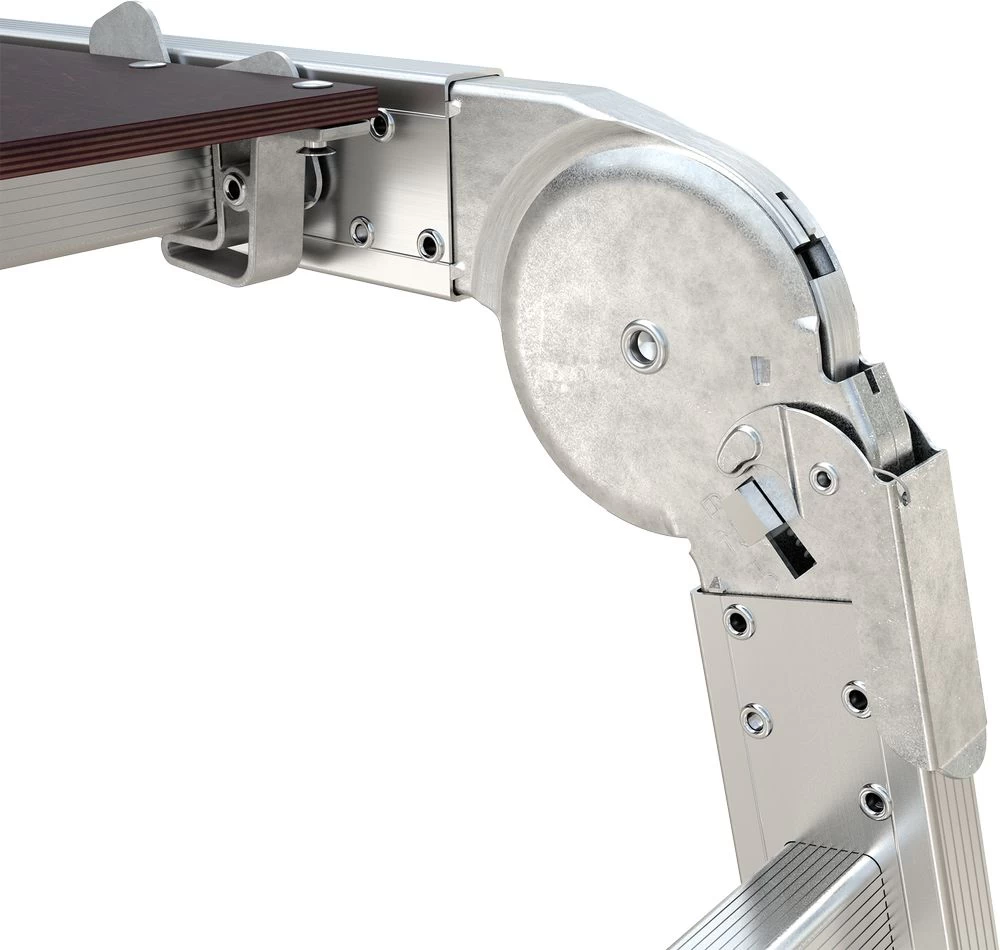 Профессиональная алюминиевая лестница-трансформер с помостом, ширина 800 мм NV3333 НОВАЯ ВЫСОТА 4Х5 арт.3333405 от магазина ЛесКонПром.ру