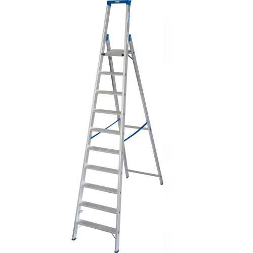 Стремянка алюминиевая Krause Stabilo 10 ступеней (арт. 124562) от магазина ЛесКонПром.ру