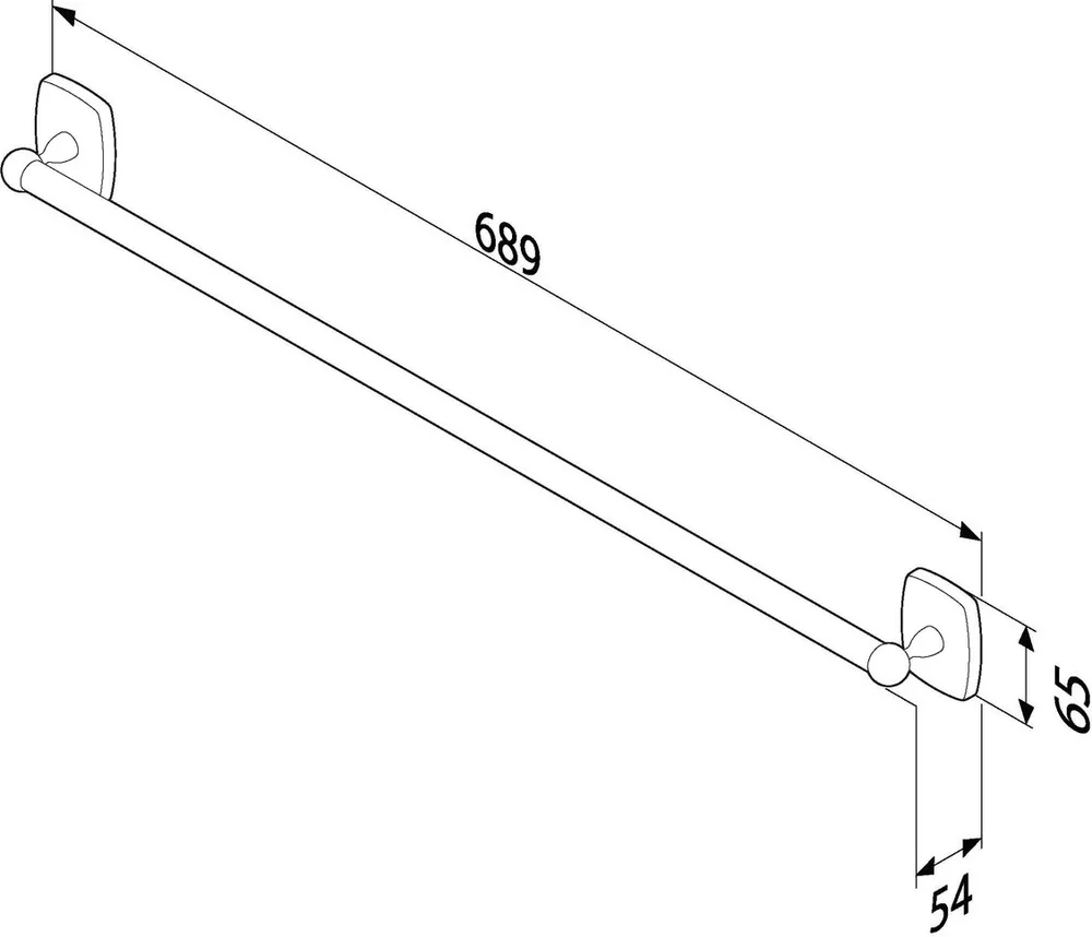Полотенцедержатель AM.PM Tender A45A346400 от магазина ЛесКонПром.ру