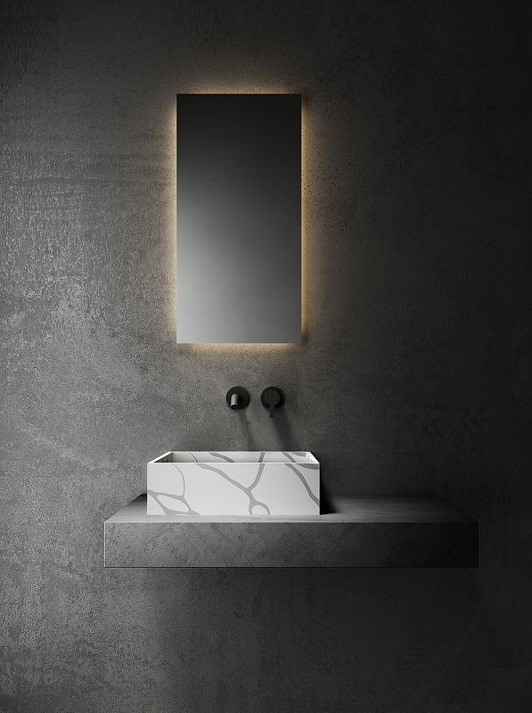 Раковина-чаша Abber Blitz 40 AS2502GB Белый мрамор от магазина ЛесКонПром.ру