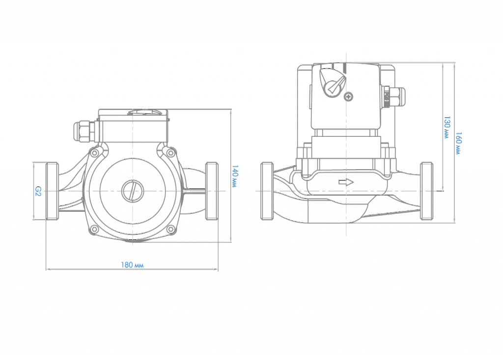 Насос Джилекс «ЦИРКУЛЬ» 32/80 PREMIUM в Москве от магазина ЛесКонПром.ру