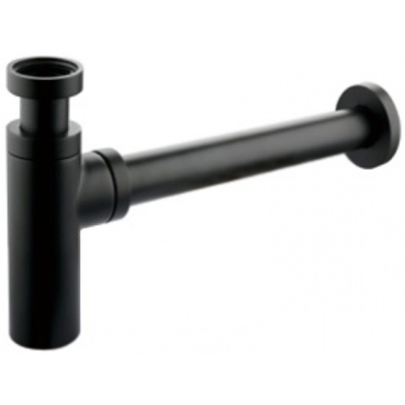 Сифон для раковины Kaiser 958L-Bl Черный от магазина ЛесКонПром.ру