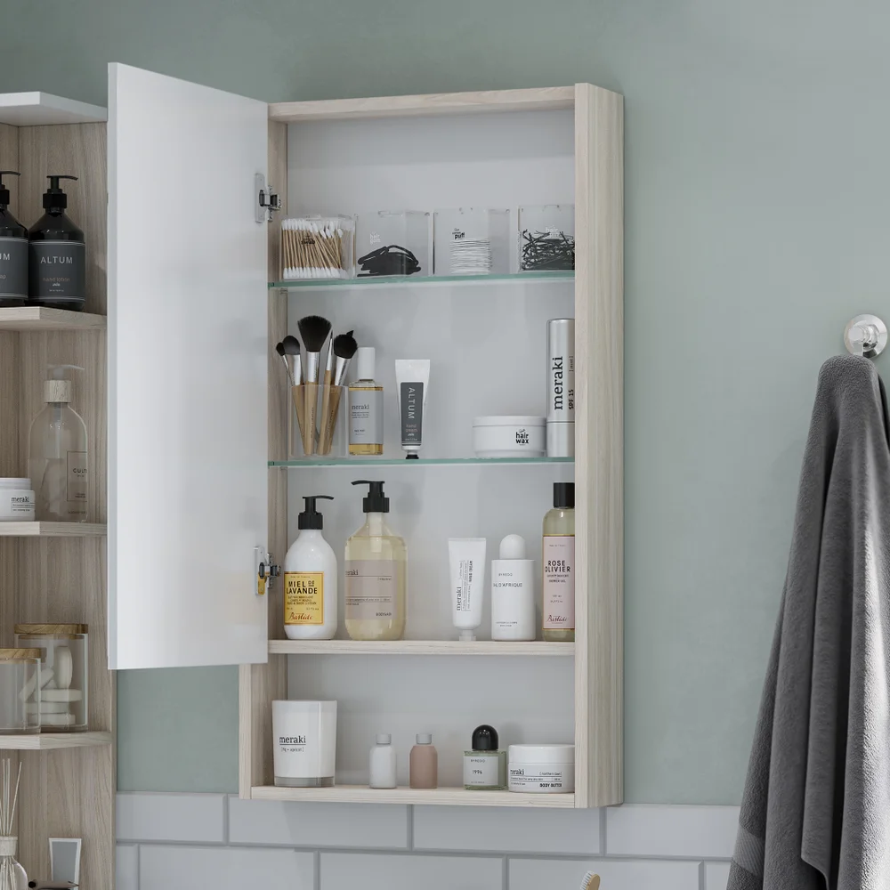 Зеркало-шкаф AQUATON Сканди 45 дуб верона от магазина ЛесКонПром.ру