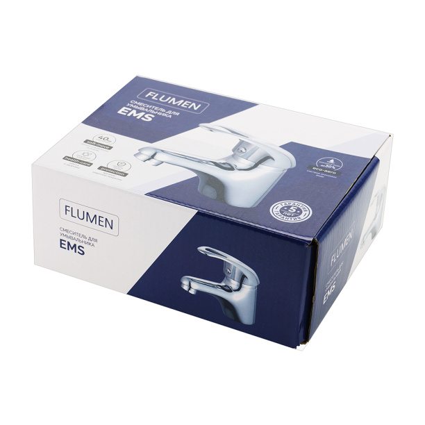 Смеситель для раковины FLUMEN Ems от магазина ЛесКонПром.ру