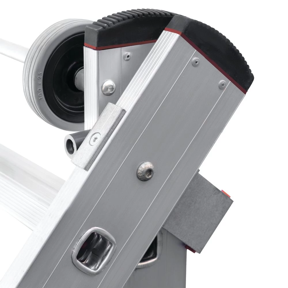 Лестница алюминиевая двухсекционная индустриальная Новая Высота 2x10 арт. 5220210 от магазина ЛесКонПром.ру