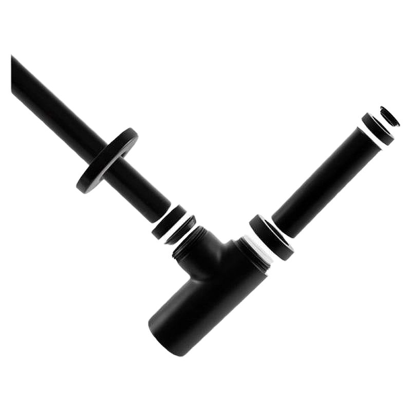 Сифон для раковины Frap F82-7 Черный матовый от магазина ЛесКонПром.ру