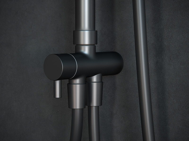 Душевая система Laguraty 7005 Черный от магазина ЛесКонПром.ру