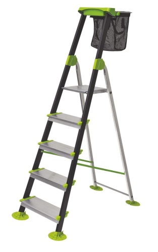 Алюминиевая стремянка Centaure с 4 клепаными ступенями  GARDEN STEP арт.209204 от магазина ЛесКонПром.ру