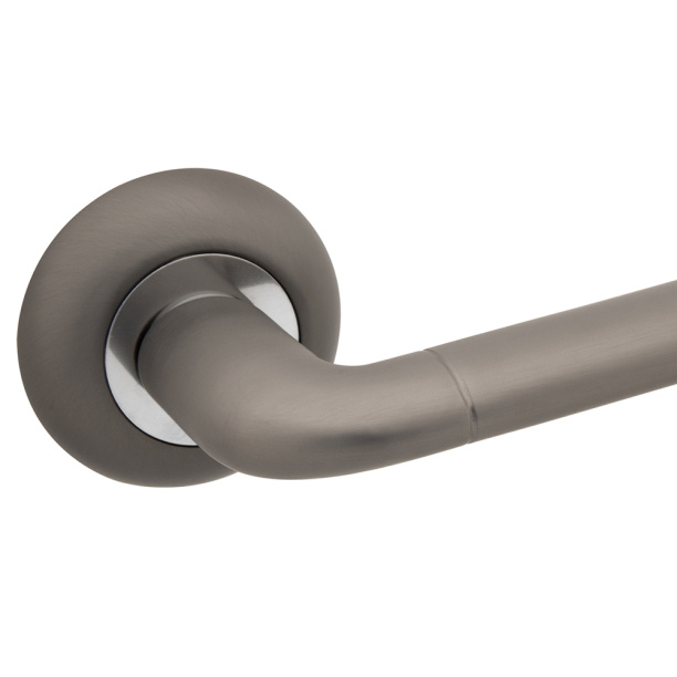 Дверные ручки CodeDeco H-14083 графит от магазина ЛесКонПром.ру