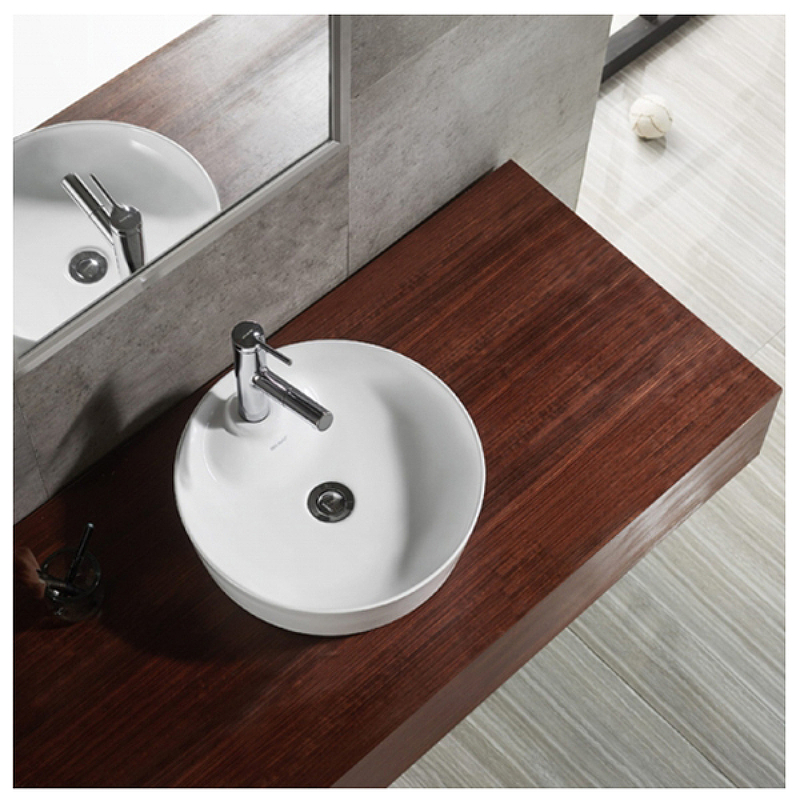 Раковина-чаша Bravat Affability 44 C22239W-1-ENG Белая от магазина ЛесКонПром.ру