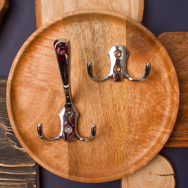 Крючок мебельный KERRON 0020 хром от магазина ЛесКонПром.ру