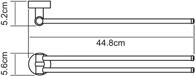 Полотенцедержатель Wasserkraft Isen K-4031 от магазина ЛесКонПром.ру