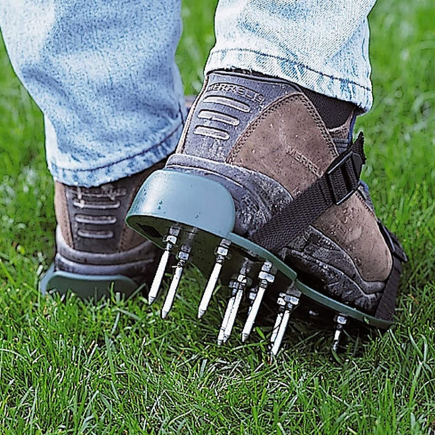 Аэратор для газонов ножной Сандалии от магазина ЛесКонПром.ру