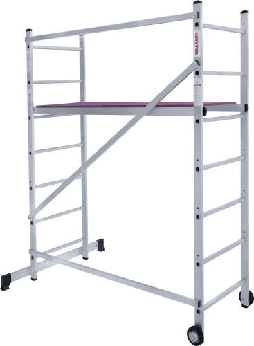 Алюминиевая Вышка-тура НОВАЯ ВЫСОТА с рабочей высотой до 3 м. Арт. 1411207 от магазина ЛесКонПром.ру