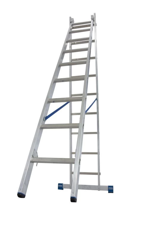Лестница алюминиевая двухсекционная KRAUSE STABILO 2х9 арт. 133472 от магазина ЛесКонПром.ру